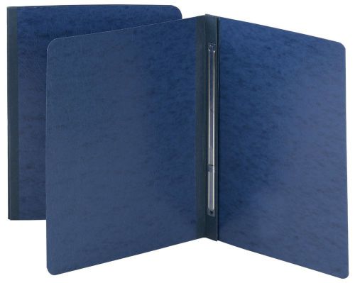 Quill Pressboard Report Cover 3&#034; Capacity, Letter Size, Dark Blue, 25 per Box