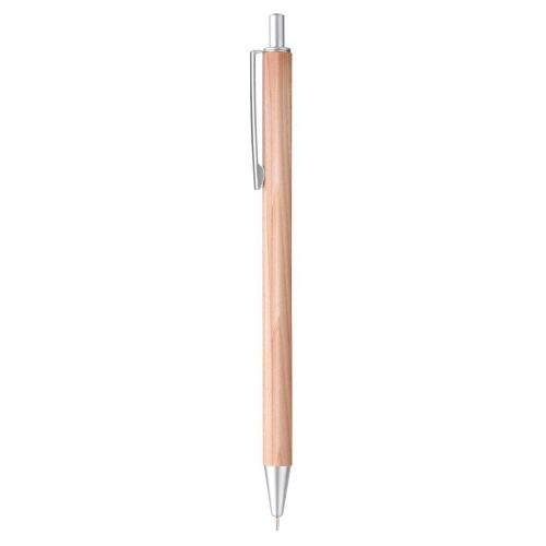 MUJI WOODEN HEXAGONAL BALL POINT PEN 0.5mm NATURAL from Japan MOMA