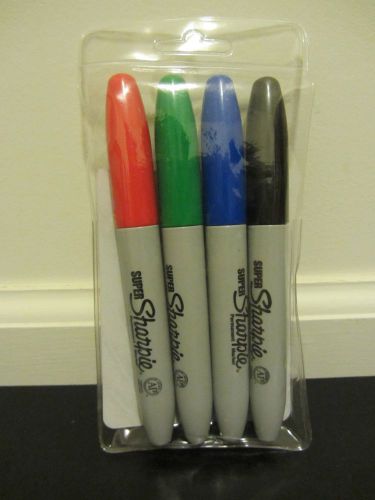 NEW!!! Sharpie Fine Double Ink 4 Count