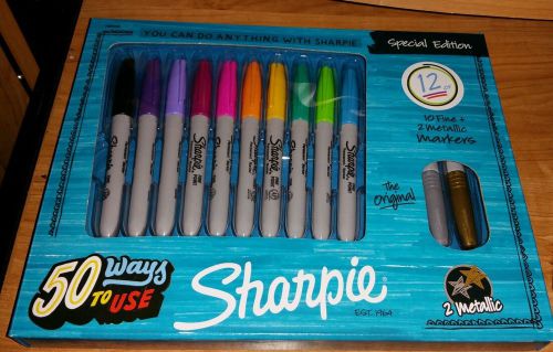 sharpie 12 permanent point markers