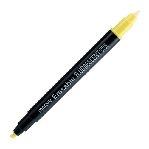 Marvy Erasable Highlighter Fl Yellow (Marvy 6666-F5) - 1 Each