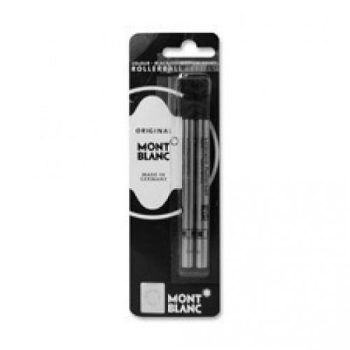 2 MONTBLANC Black Ink Medium Refills LeGrand Rollerball Refills (15164)