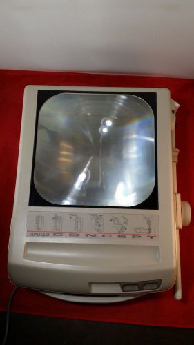 Apollo Concept 2285 Portable Overhead Projector - Tested