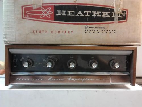 New heathkit transistor tuner/pre-amp, aj-43d, aa-21d amp, sp2 speaker, warranty for sale