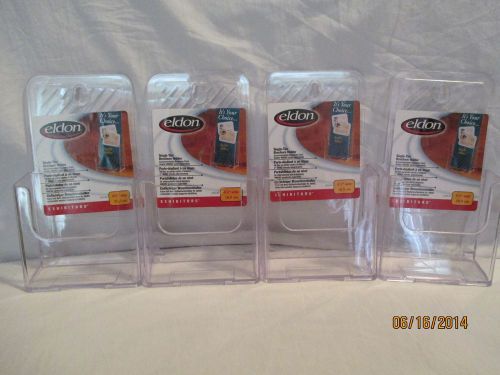 Eldon Single-Tier Brochure Holder #66082 4 1/8&#034; Wide Lot of FOUR