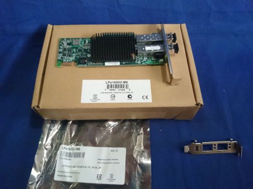 Emulex LightPulse PCI-E 16GB Fibre Channel HBA Host Bus Adapter P/N: LPE16002-M6