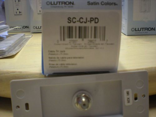 Lutron SC-CJ-PD Cable TV Jack Palladium