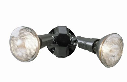 Bronze cooper lighting pwt250pc 300-watt plastic twin-head par dusk-to-dawn flo for sale