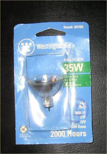Westinghouse 04765 35 watt 12 volt halogen,medium beam,gu4 base,mr-11,bulb,lamp for sale