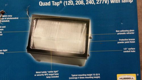 Hubbell 250 watt Metal Halide wall pack light fixture