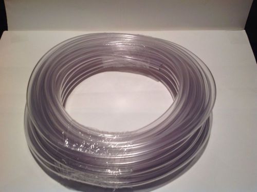 Clear Pvc Tubing 3/8&#034; Id, 1/2&#034;Od, 1/16&#034; Wall 100 Feet