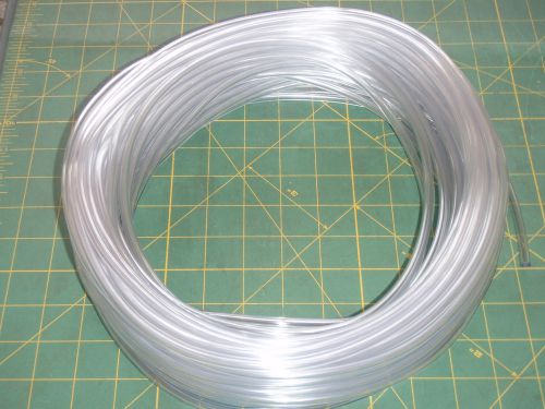 PV43-1 Clear Vinyl Tubing 100feet 1/4&#034; Outer Diameter, 11/64&#034; Inner Diam !MR2!