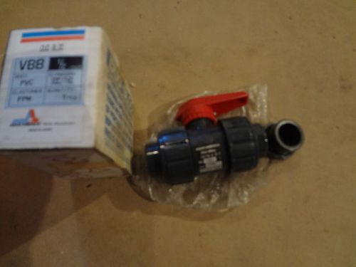 Asahi ball valve duo bloc vbb, body pvc, fpm soc/thd 1/2&#034; for sale