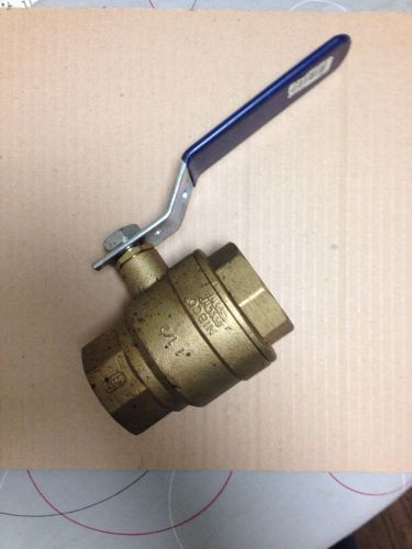 NIBCO 1 1/2 300 psi Female Brass Trim Valve