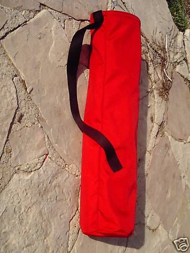 SURVEY LATH BAG TRUE RED  36&#034; x  9&#034;  Double truck tek bottom NEW !!