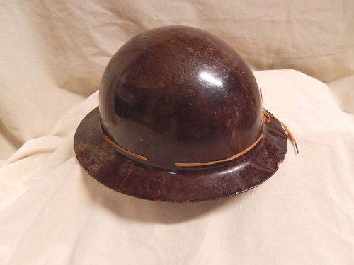 Vintage HARD HAT Helmet Logger Miner Construction Fiberglass OLD