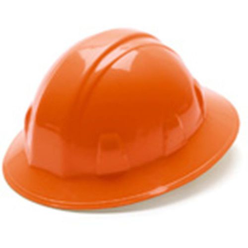 Pyramex HP24140 4 Point Safety Hard Hat &#034;ORANGE&#034; Ratchet Suspension Fast Ship!