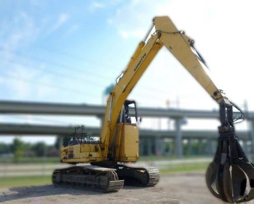 Komatsu pc 400 excavator scrap handler with young grapple (stock # 1729) for sale