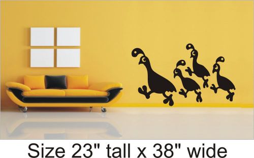 2X Quirky Quails Waiting Room Drawing Room Vinyl Sticker Decal Truck Bumper-699