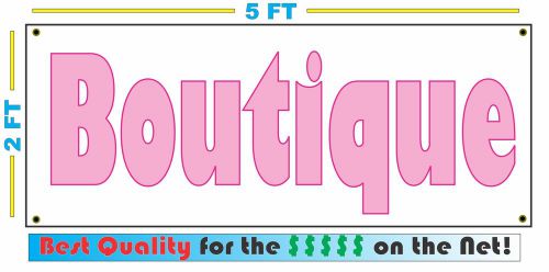 PINK BOUTIQUE Banner Sign w/ Vintage Retro Look for Resale Shop Antique Store