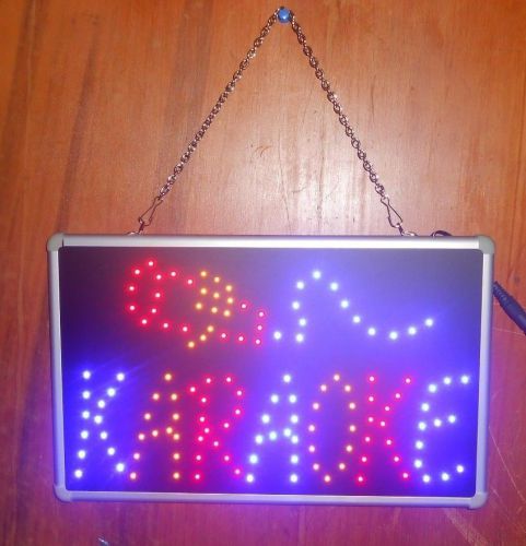 LIGHTED LED &#034;KARAOKE&#034; SIGN 13&#034; X 8&#034;  W/ DRY ERASE BOARD ON BACK  NEW