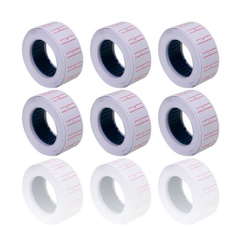 6pcs uniline price ticket price  label tag for mx-5500 price gun labeller for sale