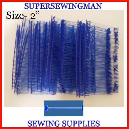 NEW 1000 PCS. BLUE STANDARD PRICE TAG TAGGING TAGGER 2&#034; BARBS FASTENERS BLUE 2&#034;