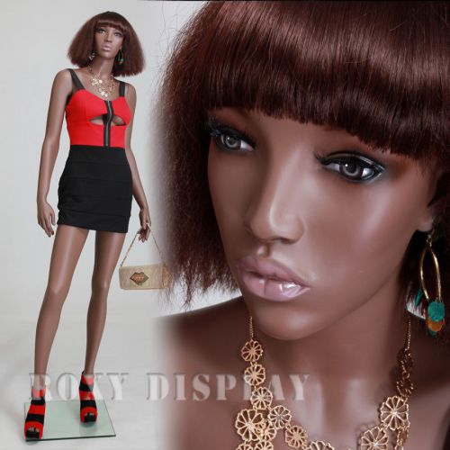 Fiberglass Female African Mannequin Manikin Manequin Dummy  Dress Form MZ-MYA1