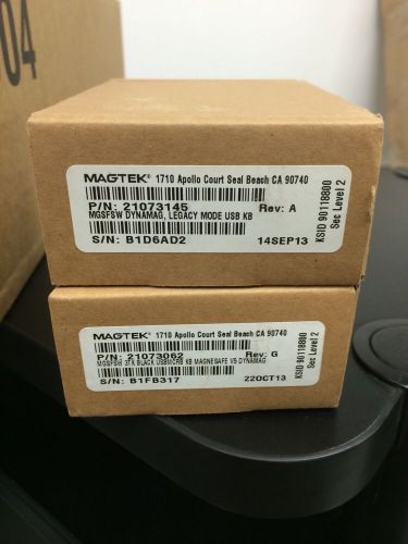 Magtek Magnesafe USB Credit Card Reader 21073062 SEC LVL 2 NEW!