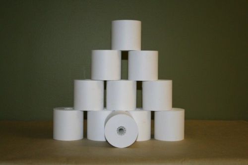 2 3/4&#034; X 190 FT BOND RUBY VERIFONE u950 950 BRAND NEW PAPER ROLLS - 25 ROLL PACK