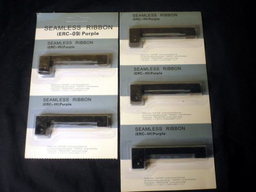 5 printer ribbon erc-09 for epson m 164 180 181 182 183 185 190 190g 192g new for sale