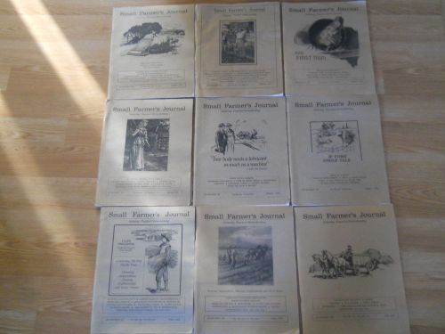 9LOT Small Farmers Journal MAGAZINES Farm Horse Farming Homesteading Agriculture