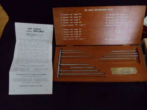 Vintage Jonas Self-Retaining Splint Set by Al-Sal Instrument Co.