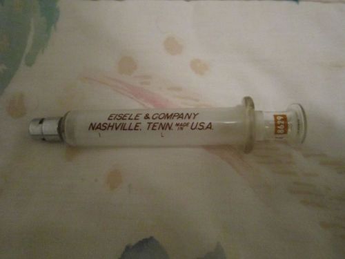 VINTAGE GLASS LIVESTOCK SYRINGE