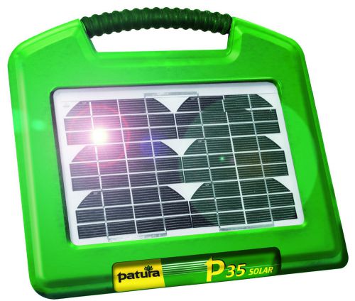 PATURA ELECTRIC HORSE/FARM/FIELD/SHEEP/FENCING P35 SOLAR POWER ENERGISER FENCER