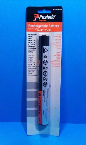 Genuine Paslode Impulse Cordless IM200 S16 Stapler 6 Volt Stick Battery 402500