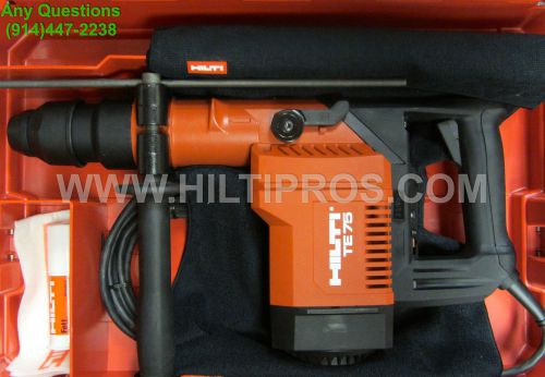 HILTI TE 75 HAMMER DRILL, L@@K  ,BRAND NEW, FREE BITS &amp; CHISELS, FAST SHIPPING