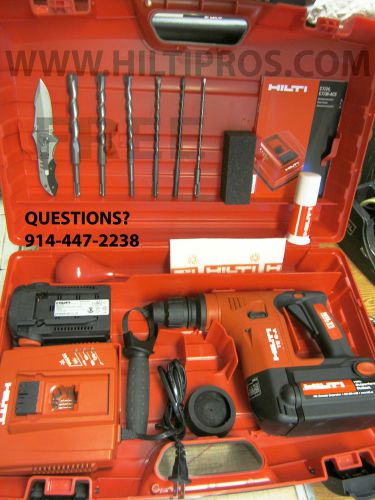 HILTI TE 6-A36-AVR CORDLESS HAMMER DRILL, BRAND NEW, FREE BITS &amp; KNIFE,FAST SHIP