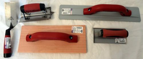 Marshalltown CTK2 Concrete Tool Kit The Premier Line, 5 Pieces $178 New