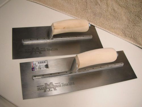 20 marshalltown trowels (19 new and 1 used). concrete. cement. masonry. for sale