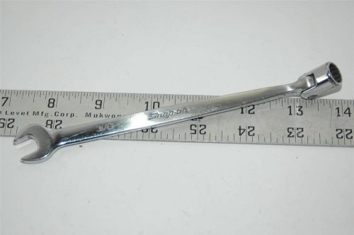 Snap on 3/8&#039;&#039; flex head combination wrench 12 point aviation tool automotive for sale