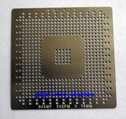 1 x INTEL RG845MP 845MP 855PM BGA 0.76mm Direct Heating Stencil Template