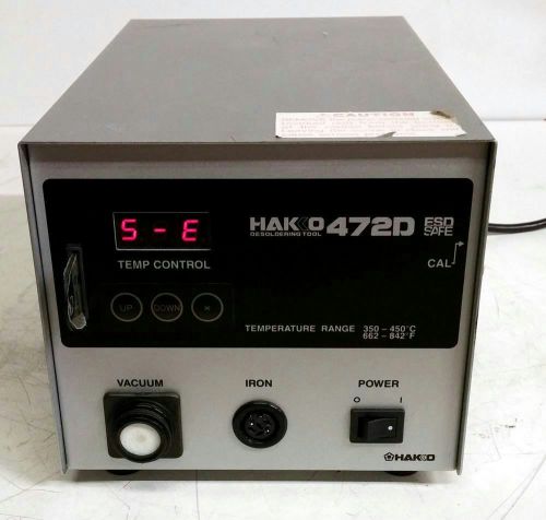 HAKKO 472D 110W DESOLDERING TOOL CONTROLLER REWORK STATION