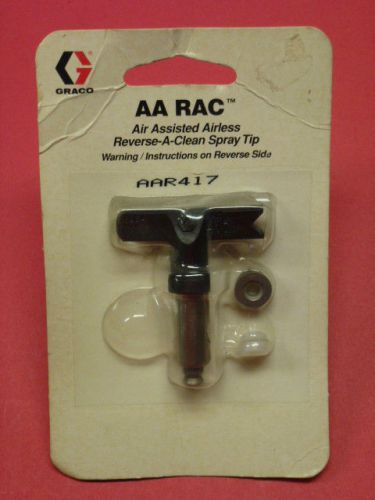 NEW! GRACO AA RAC AIRLESS REVERSE-A-CLEAN SPRAY TIP, 417