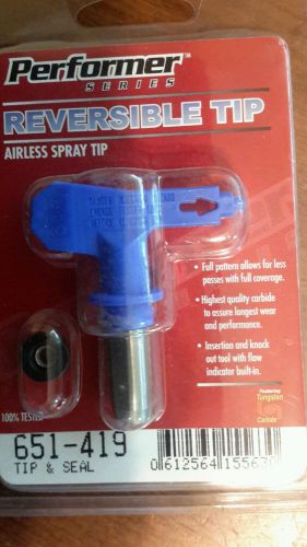 Performer Series Reversible Airless Paint Spray Tip 419