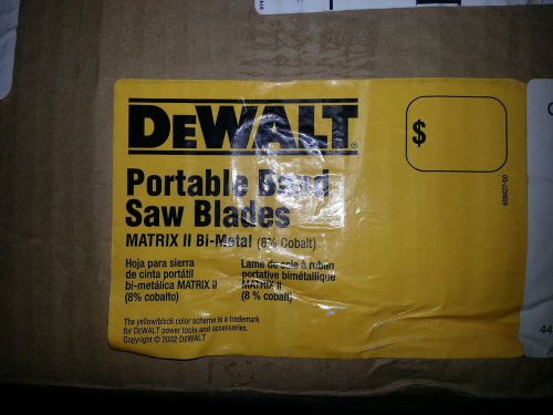 DEWALT DW3983B PORTA BAND SAW BLADES - 5 EACH - 44 7/8&#034; - 18TPI