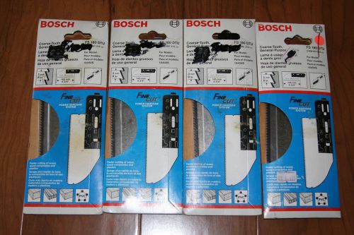 4-BOSCH FS 180 DTU COURSE 5-3/4&#034; 8 TPI POWER HANDSAW BLADE