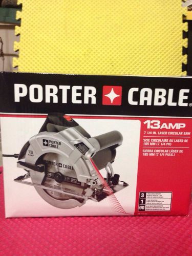 PORTER CABLE PC13CSL LASER 7 1/4&#034; CIRCULAR SAW 13 AMP 120V