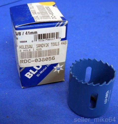 Blu-mol 526, bi-metal hole saw, 1-5/8&#034; 41 mm diameter, 3/8&#034; npt, nib for sale