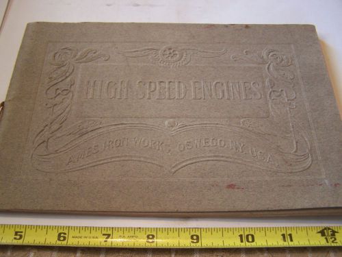 Original AMES Iron Works Steam Engine Sales Catalog Dynamo Hit Miss Gas 1902 WOW